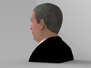 president george w bush bust ready for full color 3d printing Modèles 3D en vedette