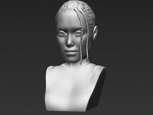 lara croft angelina jolie bust 3d printing ready stl obj Modello di stampa 3D