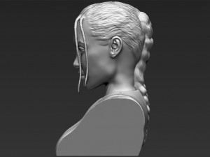 lara croft angelina jolie bust 3d printing ready stl obj Modello di stampa 3D