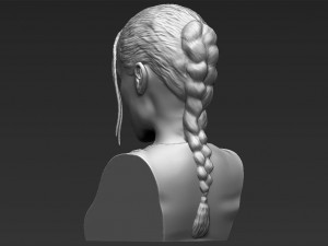 lara croft angelina jolie bust 3d printing ready stl obj Modello di stampa 3D
