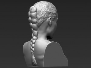 lara croft angelina jolie bust 3d printing ready stl obj Modello di stampa 3D