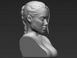 lara croft angelina jolie bust 3d printing ready stl obj Modello di stampa 3D