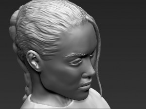 lara croft angelina jolie bust 3d printing ready stl obj Modello di stampa 3D