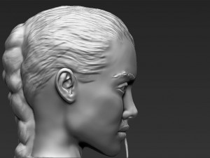 lara croft angelina jolie bust 3d printing ready stl obj Modello di stampa 3D