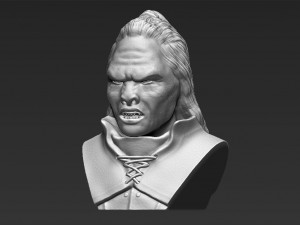 lurtz lord of the rings bust 3d printing ready stl obj 3D प्रिंट मॉडल