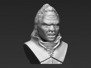 lurtz lord of the rings bust 3d printing ready stl obj 3D प्रिंट मॉडल