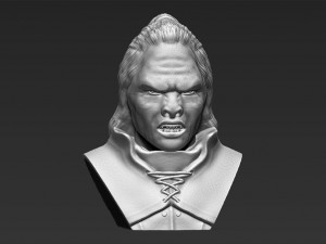 lurtz lord of the rings bust 3d printing ready stl obj 3D प्रिंट मॉडल