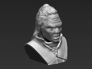 lurtz lord of the rings bust 3d printing ready stl obj 3D प्रिंट मॉडल