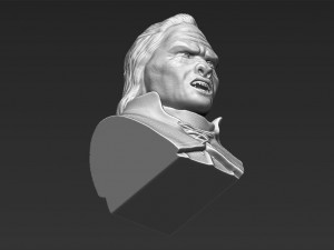 lurtz lord of the rings bust 3d printing ready stl obj 3D प्रिंट मॉडल