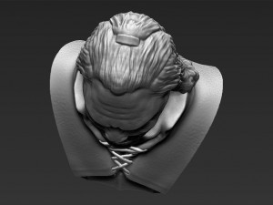 lurtz lord of the rings bust 3d printing ready stl obj 3D प्रिंट मॉडल