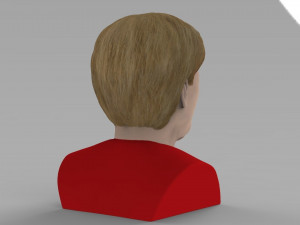 angela merkel bust ready for full color 3d printing 3D 프린트 모델