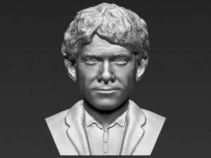 bilbo baggins hobbit bust 3d printing ready stl obj 3D Print Model