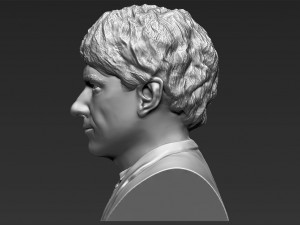 bilbo baggins hobbit bust 3d printing ready stl obj 3Dプリントモデル