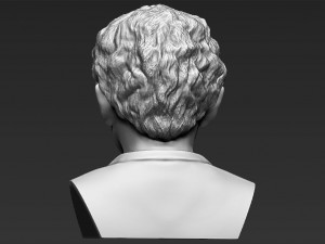 bilbo baggins hobbit bust 3d printing ready stl obj 3Dプリントモデル