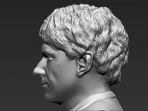bilbo baggins hobbit bust 3d printing ready stl obj 3Dプリントモデル