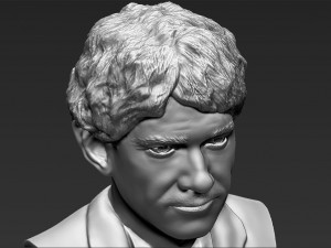 bilbo baggins hobbit bust 3d printing ready stl obj 3Dプリントモデル