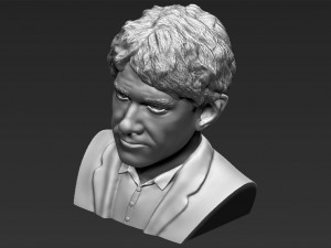 bilbo baggins hobbit bust 3d printing ready stl obj 3Dプリントモデル