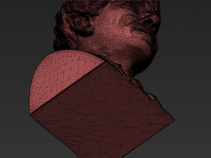 bilbo baggins hobbit bust 3d printing ready stl obj 3Dプリントモデル