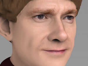 bilbo baggins hobbit bust ready for full color 3d printing 3D Принт Модель