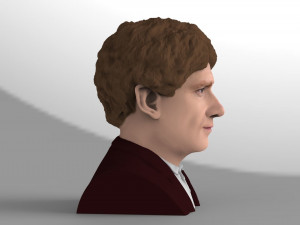 bilbo baggins hobbit bust ready for full color 3d printing 3D Принт Модель