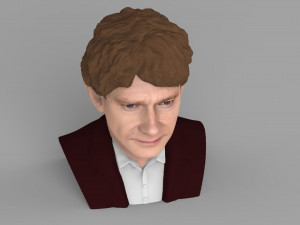 bilbo baggins hobbit bust ready for full color 3d printing 3D Принт Модель