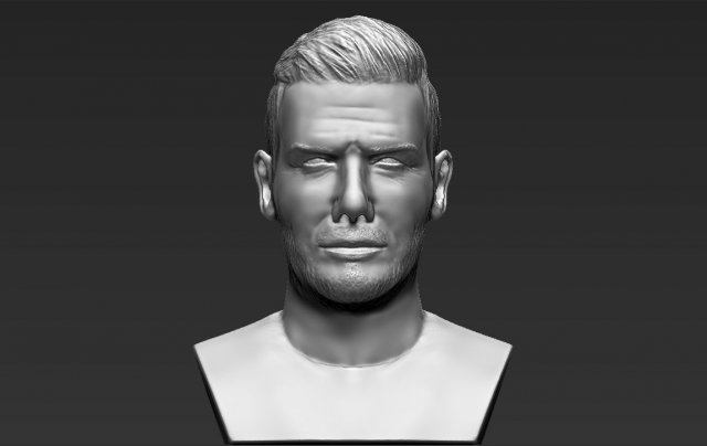 david beckham bust 3d printing ready stl obj 3D-printmodel .c4d .max .obj .3ds .fbx .stl .blend 