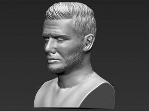 david beckham bust 3d printing ready stl obj 3D-printmodel