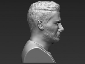 david beckham bust 3d printing ready stl obj 3D-printmodel