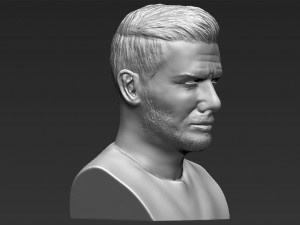 david beckham bust 3d printing ready stl obj 3D-printmodel