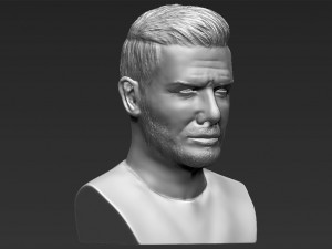 david beckham bust 3d printing ready stl obj 3D-printmodel