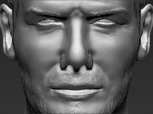 david beckham bust 3d printing ready stl obj 3D-printmodel