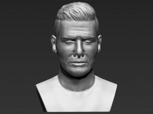 david beckham bust 3d printing ready stl obj 3D-printmodel