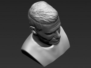 david beckham bust 3d printing ready stl obj 3D-printmodel