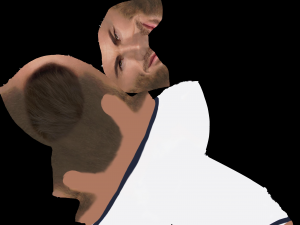 david beckham bust ready for full color 3d printing Modello di stampa 3D