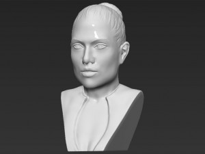 jennifer lopez bust 3d printing ready stl obj Model Cetak 3D