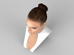 jennifer lopez bust ready for full color 3d printing Modèles 3D en vedette