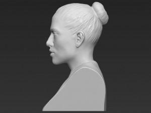 jennifer lopez bust ready for full color 3d printing Modèles 3D en vedette
