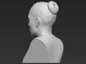 jennifer lopez bust ready for full color 3d printing Modèles 3D en vedette
