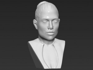 jennifer lopez bust ready for full color 3d printing Modèles 3D en vedette