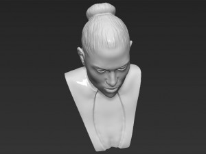 jennifer lopez bust ready for full color 3d printing Modèles 3D en vedette