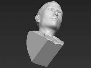 jennifer lopez bust ready for full color 3d printing Modèles 3D en vedette