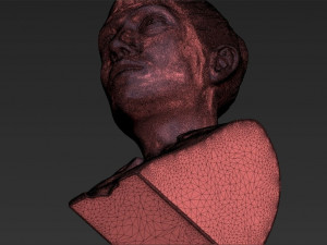 jennifer lopez bust ready for full color 3d printing Modèles 3D en vedette