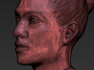jennifer lopez bust ready for full color 3d printing Modèles 3D en vedette