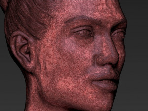 jennifer lopez bust ready for full color 3d printing Modèles 3D en vedette