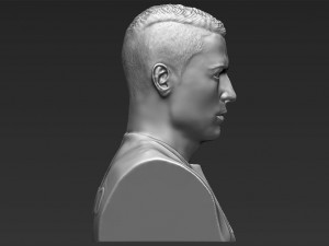 cristiano ronaldo bust ready for full color 3d printing 3Dプリントモデル