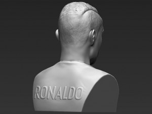 cristiano ronaldo bust ready for full color 3d printing 3Dプリントモデル