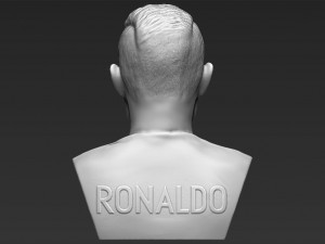 cristiano ronaldo bust ready for full color 3d printing 3Dプリントモデル