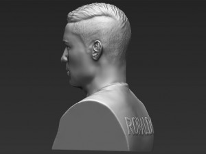 cristiano ronaldo bust ready for full color 3d printing 3Dプリントモデル