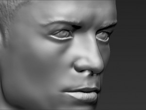 cristiano ronaldo bust ready for full color 3d printing 3Dプリントモデル