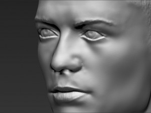 cristiano ronaldo bust ready for full color 3d printing 3Dプリントモデル
